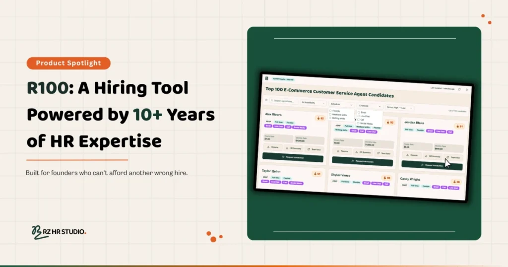 R100: A Hiring Tool Powered by 10+ Years of HR Expertise